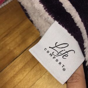 Sherpa Deep Purple Throw Blanket- Super Soft!